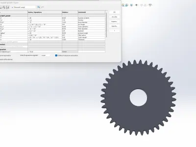 Parametric Spur Gear 3D Model  3D print model