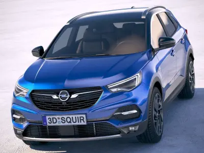 Opel Grandland X 2019 3D model