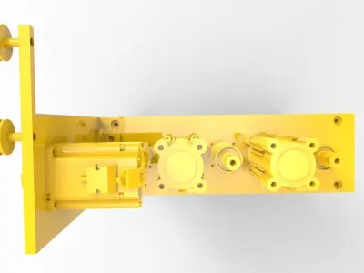 Mask Machine String Weld 3D model