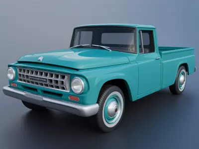 International Pickup 1964 3D print model