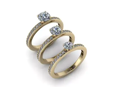 Jewelry Rings NINE RINGS 021 Free 3D print model