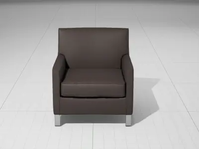 MolteniC Francine Chair UE4 Low-poly 3D model