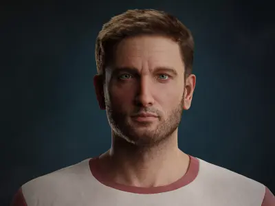 Character Michel 3D model