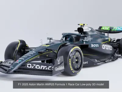 F1 2025 Formula 1 cars Collection 3D Model Pack