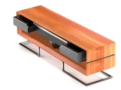 TV stand Free low-poly 3D model