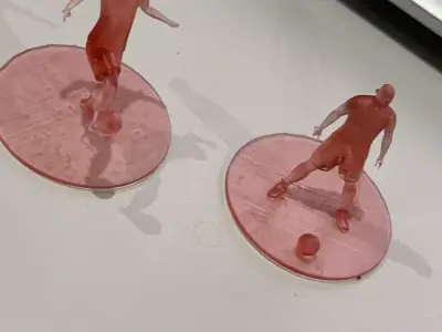 soccer player 3D print model