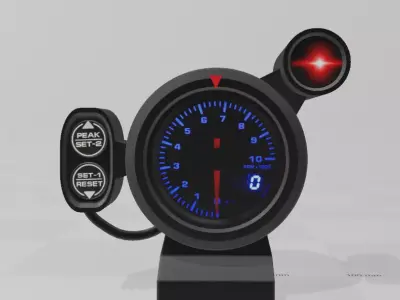 TACHOMETER 1-10 SCALE 3D print model