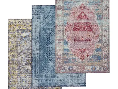 Rug Set 1696 3D model