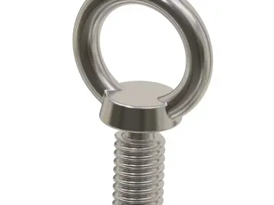 Steel Eye Bolt 3D print model