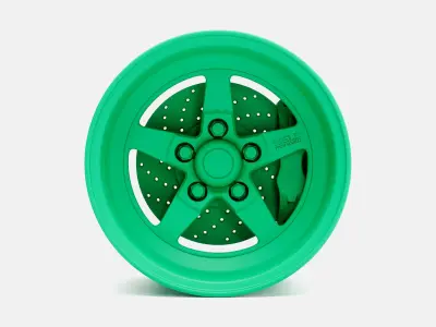 15x10 Weld S71 Wheel and Brake 3D print model