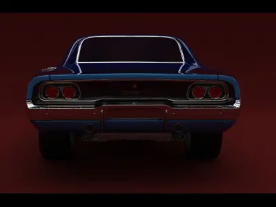 Dodge Charger RT 1968 3D model