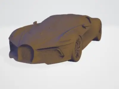 Bugatti La Voiture Noire 3D print model