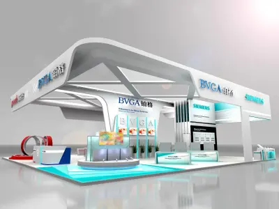 Exhibition - Area - 12X15-3DMAX2012-04 3D model