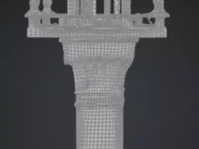 Spirit House Elegance 3D model Low-poly 3D model