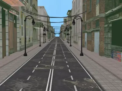 Ultimate Racetrack Kit 3D Model for Cars Bikes 2025 Low-poly 3D model