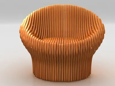 Parametric Chair  04 3D model