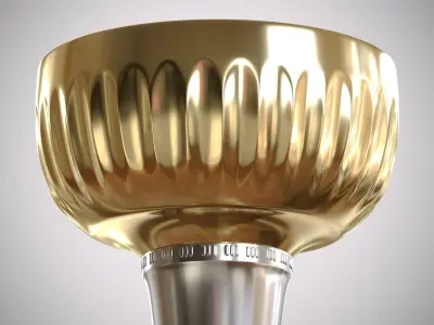 Mini Beach Volley Cup Trophy 3D model