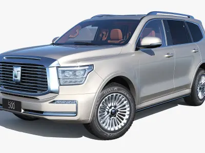 2024 Great Wall Motor Tank500 with interior 3D model