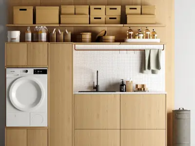 Laundry Room 3D model