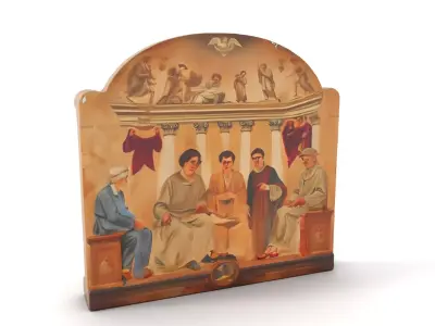 Classic Roman Forum Artwork model pack Low-poly 3D model