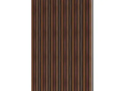 Dark Wood Wall Panel 3D model