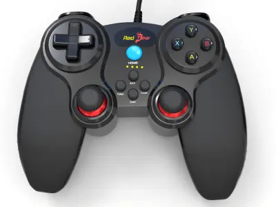 GAME JOYSTIC Low-poly 3D model