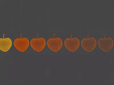 Scanned Strawberry Berry Low-poly 3D model buy