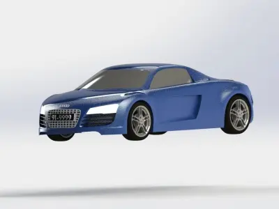 audi R8 3D model