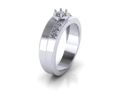 wedding ring 3D print model 3D print model 3D print model
