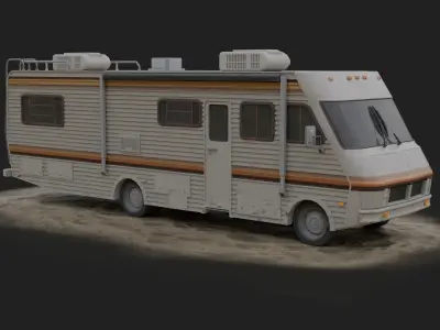 1986 Fleetwood Bounder from Breaking Bad 3D model