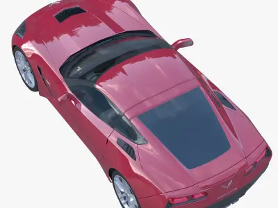 Sport car Stingray 3D model
