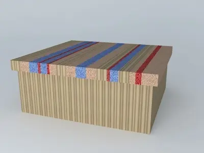 decorative box caixa decorativa Free 3D model