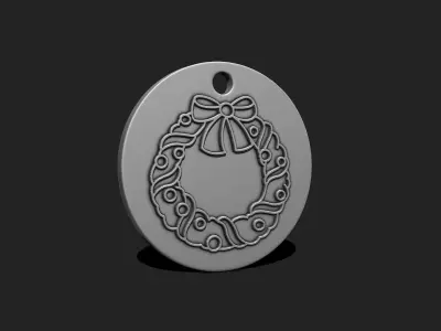 Christmas Ornament - Pendant -  Christmas Tree  - Decor - 14 3D print model