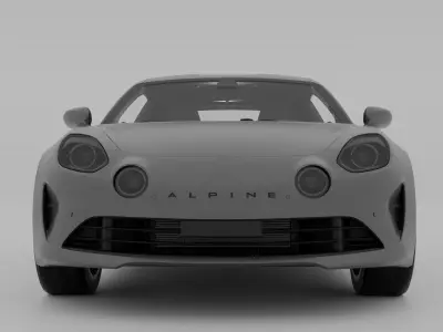 Alpine A110 3D model by Flostudio