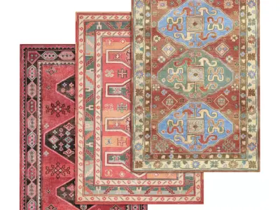 Rug Set 1487 3D model