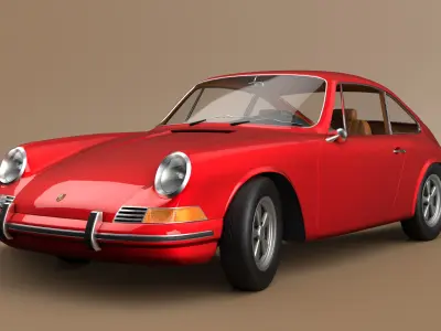 Porsche 911 1969 3D model