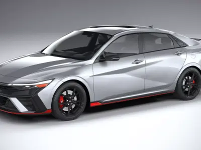 Hyundai Elantra N 2024 3D model