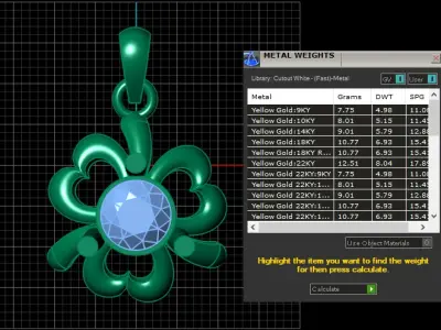 BLOOWING FLOWER PENDANT 3DPRINTABLE MODEL  3D print model