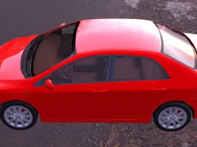 Toyota Corolla 2008 3D model