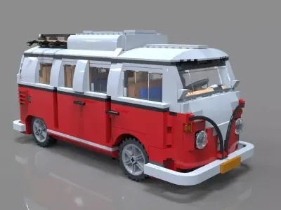 Lego car 3D model