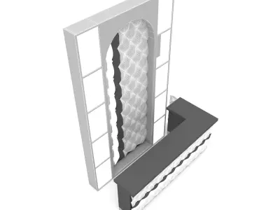 The classic indoor bar 02 Low-poly 3D model