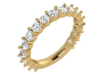 Diamond Band Ring 4321 3D print model