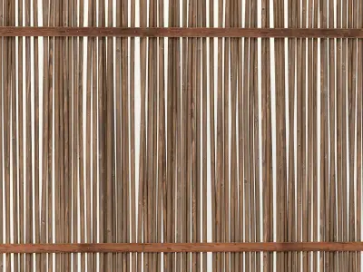 Screen thin branch wood decor n2 3D model