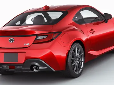 Toyota GR 86 2022 with interior 3D model