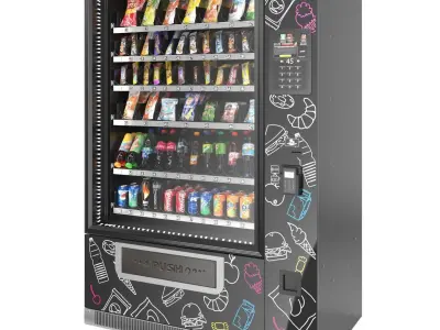 Unicum Rosso Large Foodbox TOUCH TO GO  3D model