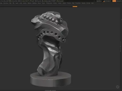 Modern Abstract Decorative sculpture 3d print model 125 3D print model