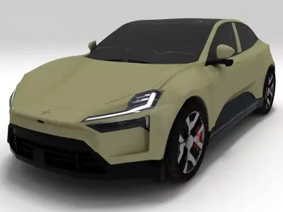Polestar 4 2024  3D model