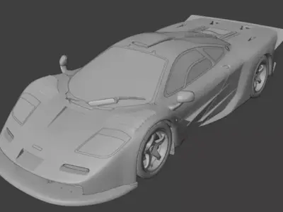 McLaren F1 GT 3D model