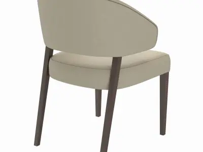 Kaya Dining Chair 3D model