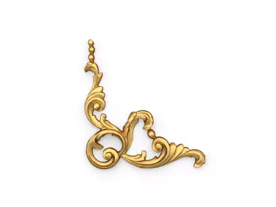 Classic decor ornament 150 3D model